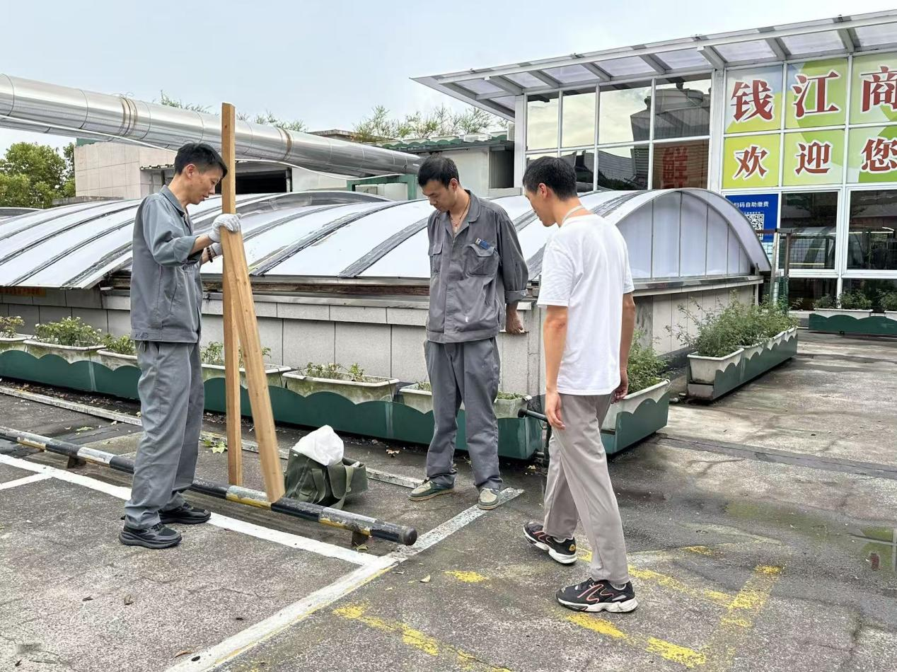 风雨退去，安全先行！钱江商城开展安全巡查工作